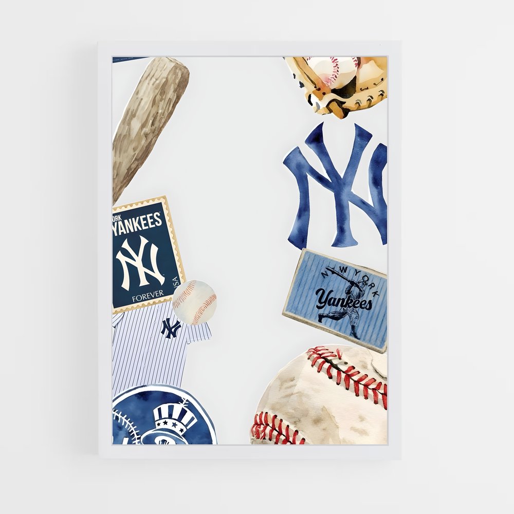 Poster Yankee Glory – affiche Baseball (vue 3)